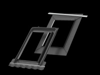 Kołnierz z BFX do okna dachowego Velux EDZ SK08 1000 114X140 do pokryć falistych - wyprzedaż