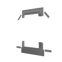 Kołnierz do okna dachowego ROOFLITE+ SSX M8A 78x140 do pokryć na rąbek stojący