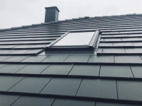 Kołnierz do okna dachowego ROOFLITE+ FTX M8A RAL 7043 78x140 do dachówek płaskich