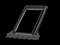 Kołnierz do okna dachowego Velux EDW MK06 0000 RAL 7043 78x118 do pokryć wysokoprofilowanych