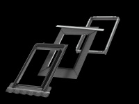 Kołnierz z BDX do okna dachowego Velux EDZ SK08 2000 114x140 do pokryć falistych - wyprzedaż